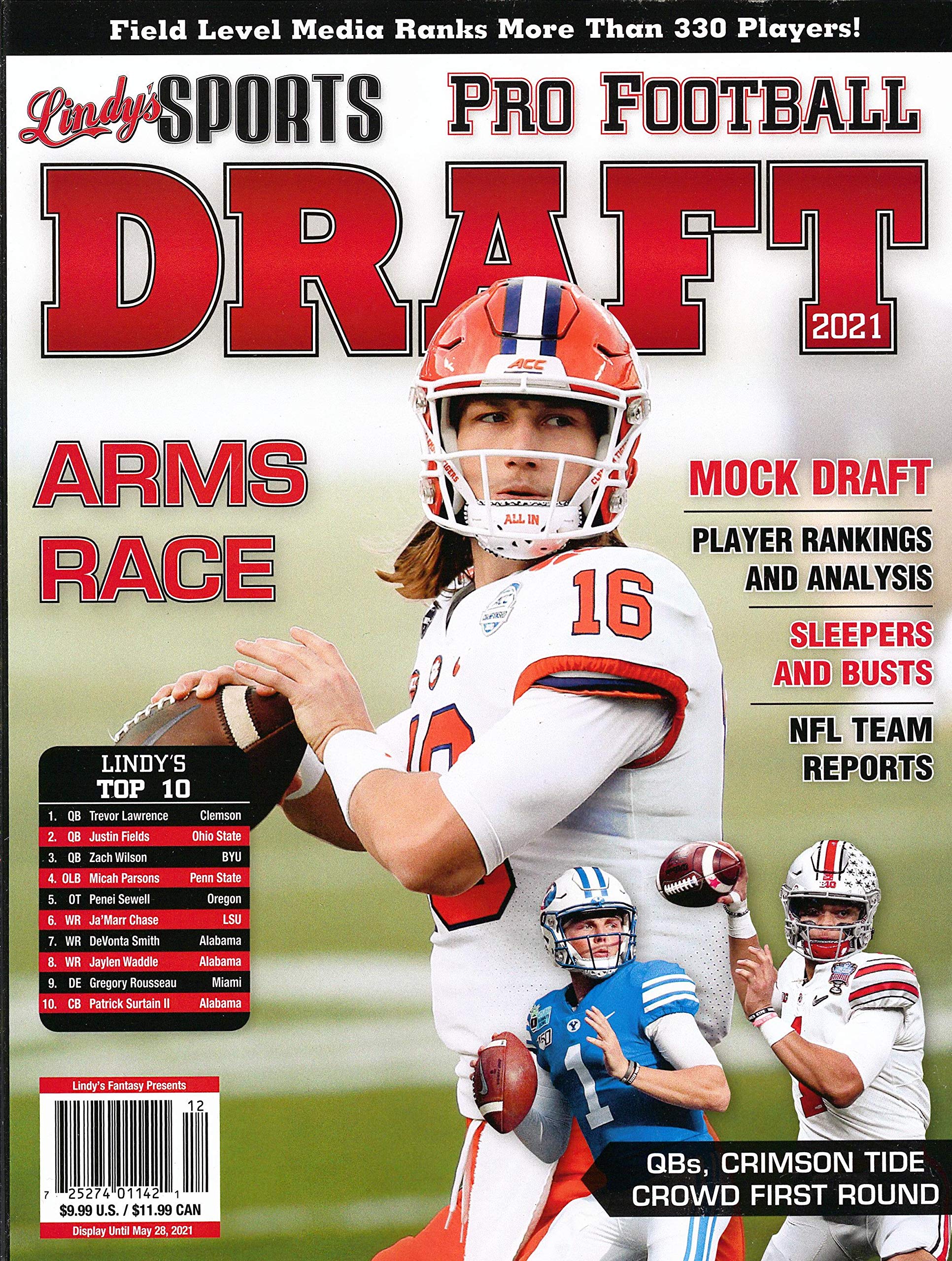 Lindy's Sports Pro Football Draft Magazine