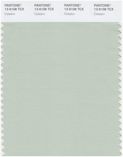 Pantone Smart 13-6108 TCX Color Swatch Card | Celadon 