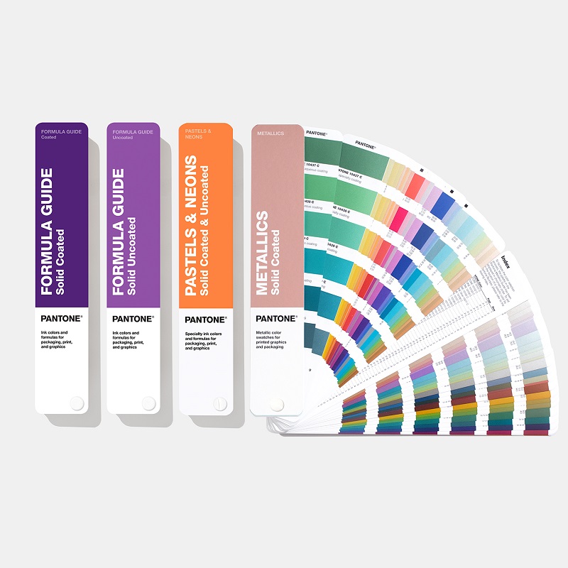 GP1605A-pantone-graphics-plus-series-pms-spot-colors-fan-guides-formula-guide-metallics-premium-metallics-pastels-and-neons-solid-guide-set-product-1