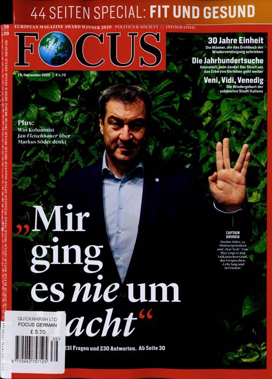 Focus Germany Magazine