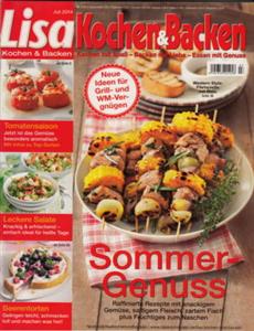 Lisa Kochen & Backen Magazine (Germany)