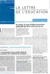 Lettre Du Monde De L'education (La) France Magazine