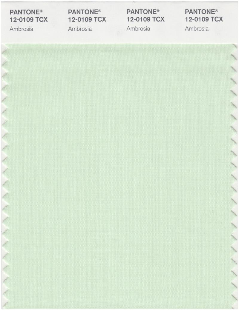 Pantone Smart 12-0109 TCX Color Swatch Card | Ambrosia 