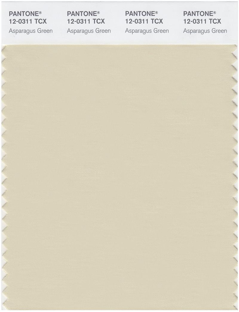 Pantone Smart 12-0311 TCX Color Swatch Card | Asparagus Green 