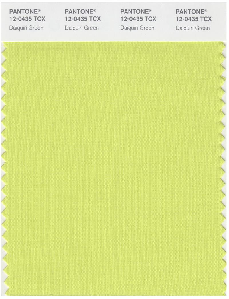 Pantone Smart 12-0435 TCX Color Swatch Card | Daiquiri Green 