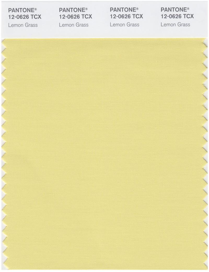 Pantone Smart 12-0626 TCX Color Swatch Card | Lemon Grass 