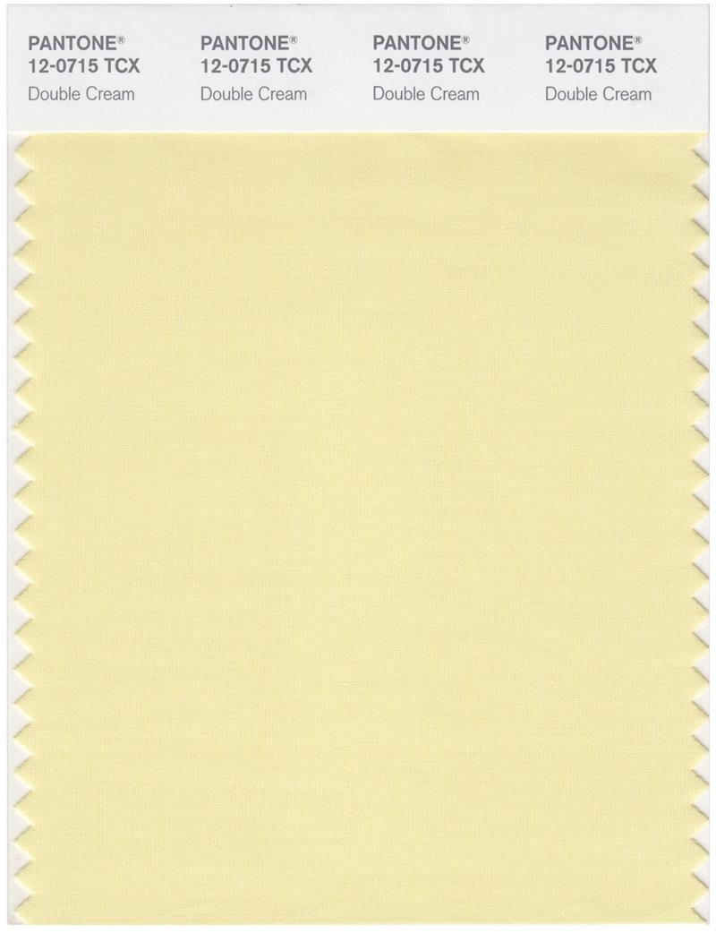 Pantone Smart 12-0715 TCX Color Swatch Card | Double Cream 