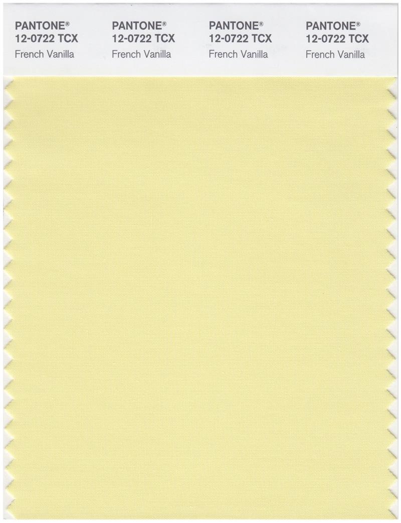 Pantone Smart 12-0722 TCX Color Swatch Card | French Vanilla 