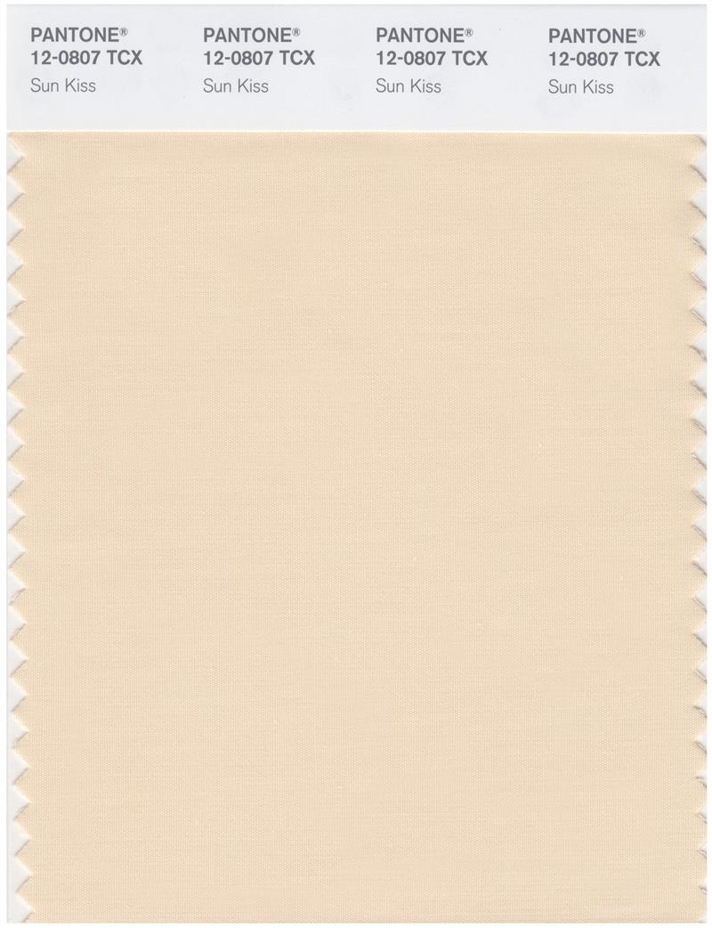 Pantone Smart 12-0807 TCX Color Swatch Card | Sun Kiss 