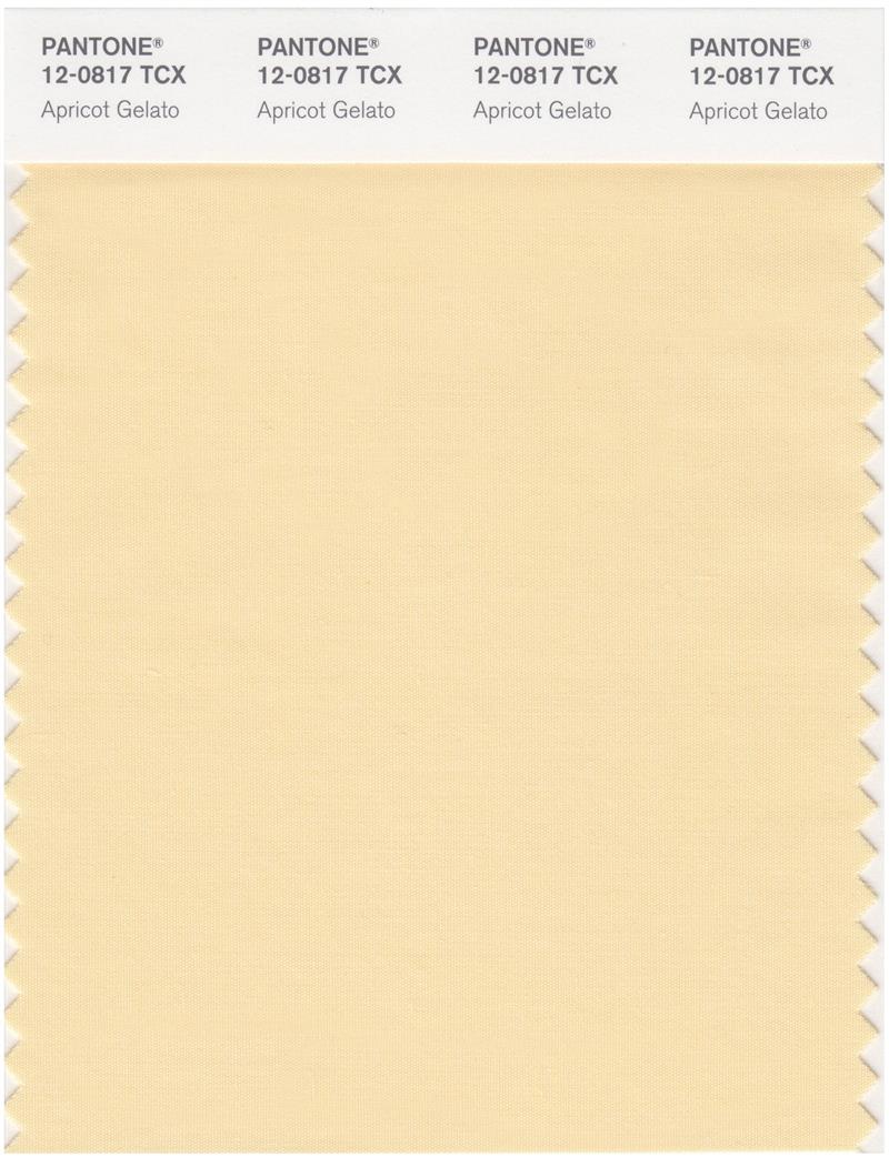 Pantone Smart 12-0817 TCX Color Swatch Card | Apricot Gelato 