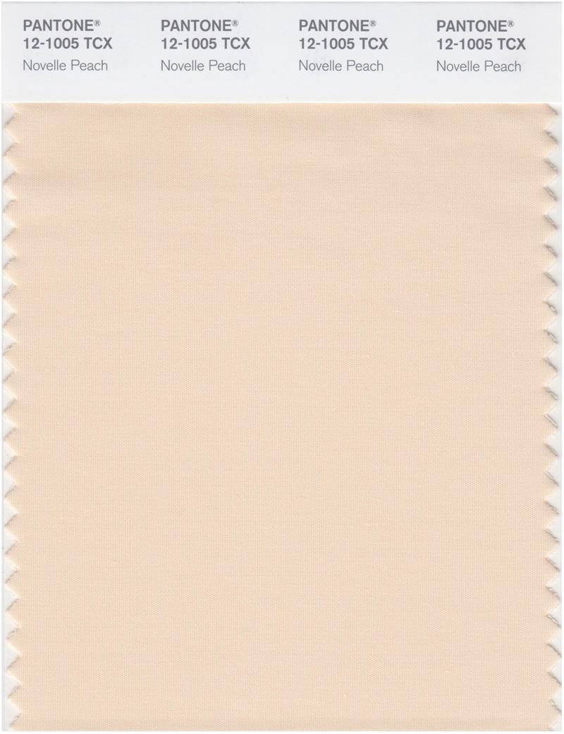 Pantone Smart 12-1005 TCX Color Swatch Card | Novelle Peach 