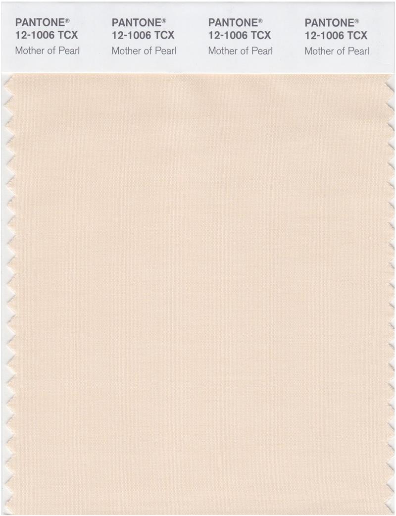 Pantone Smart 12-1006 TCX Color Swatch card | Mother of Pearl 