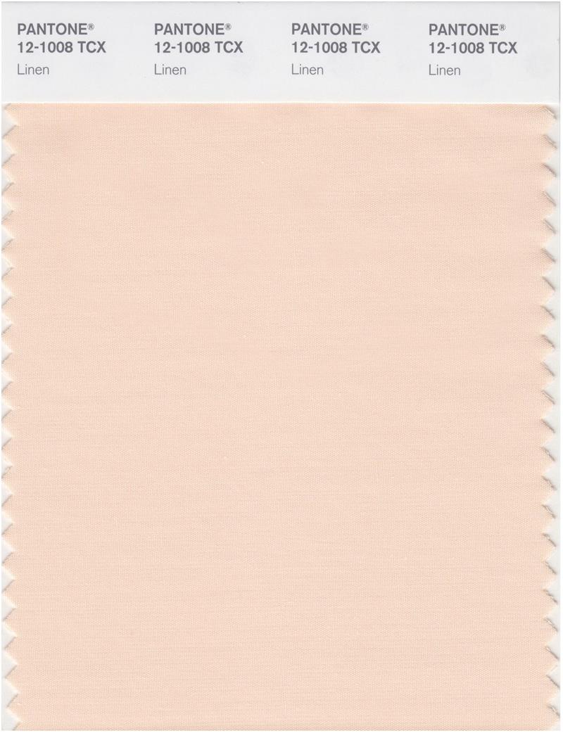 Pantone Smart 12-1008 TCX Color Swatch Card | Linen 