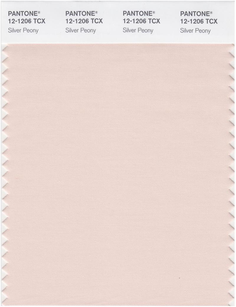 Pantone Smart 12-1206 TCX Color Swatch Card | Silver Peony 