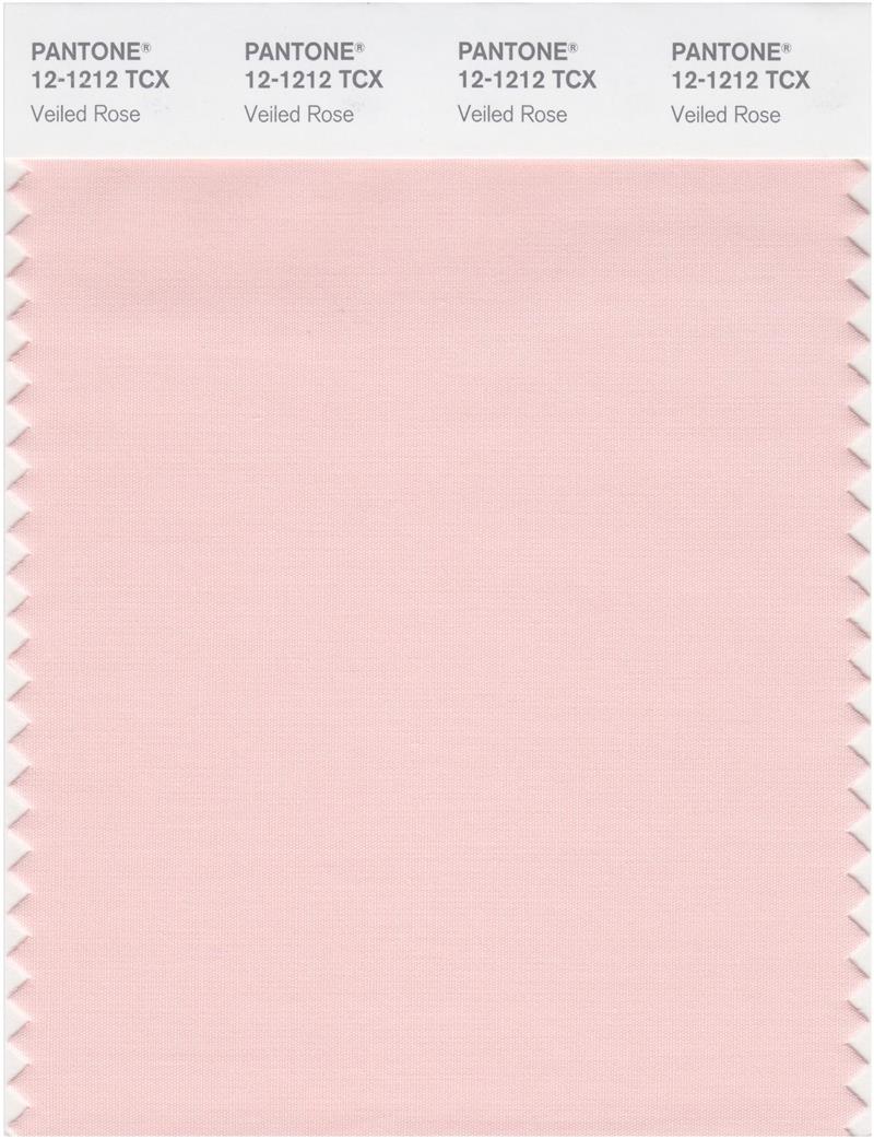 Pantone Smart 12-1212 TCX Color Swatch Card | Veiled Rose 