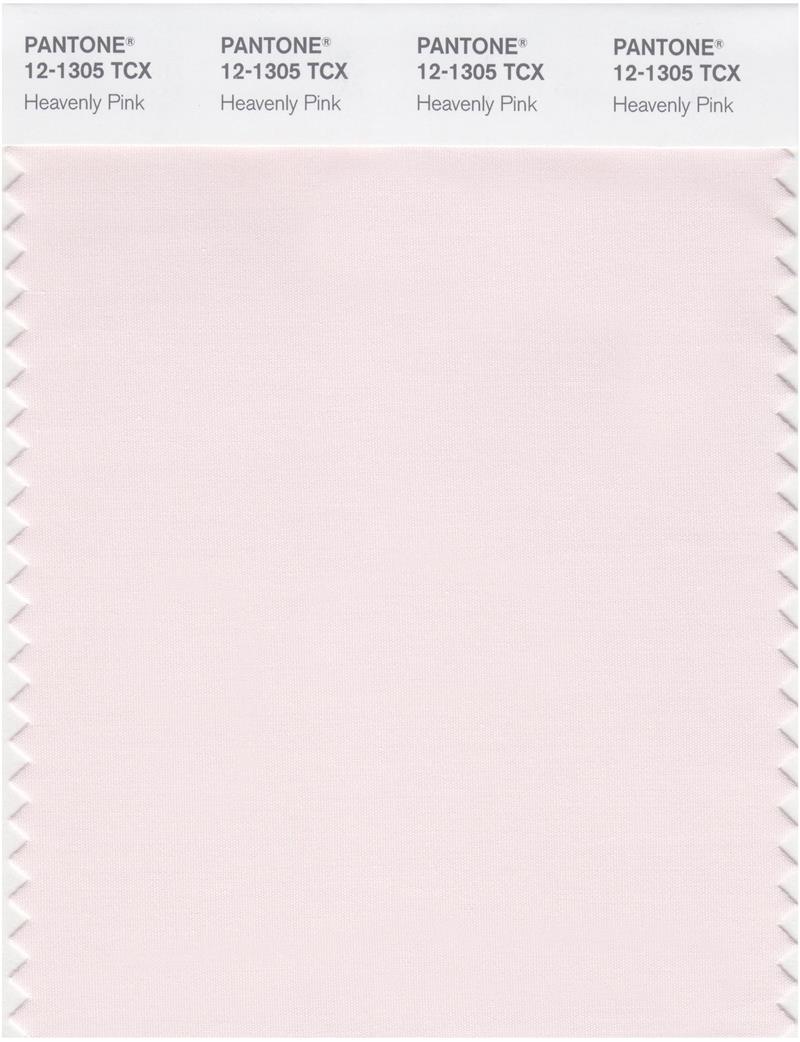 Pantone Smart 12-1305 TCX Color Swatch Card | Heavenly Pink 