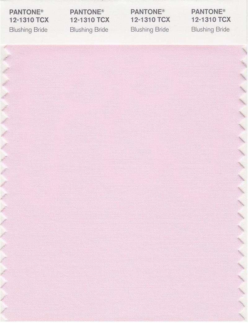 Pantone Smart 12-1310 TCX Color Swatch Card | Blushing Bride 