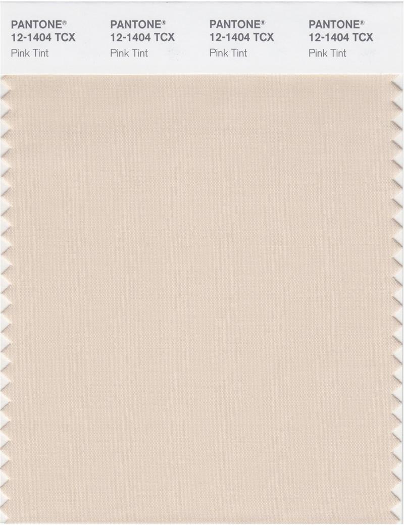 Pantone Smart 12-1404 TCX Color Swatch Card | Pink Tint 