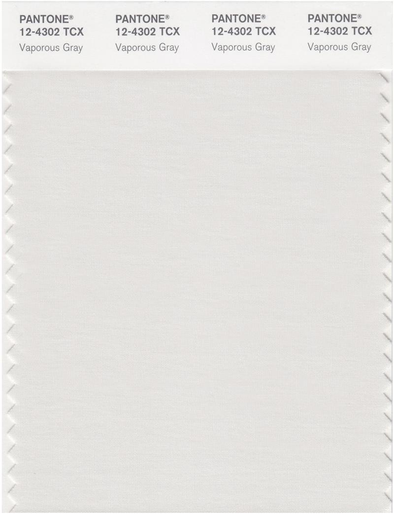 Pantone Smart 12-4302 TCX Color Swatch Card | Vaporous Gray 