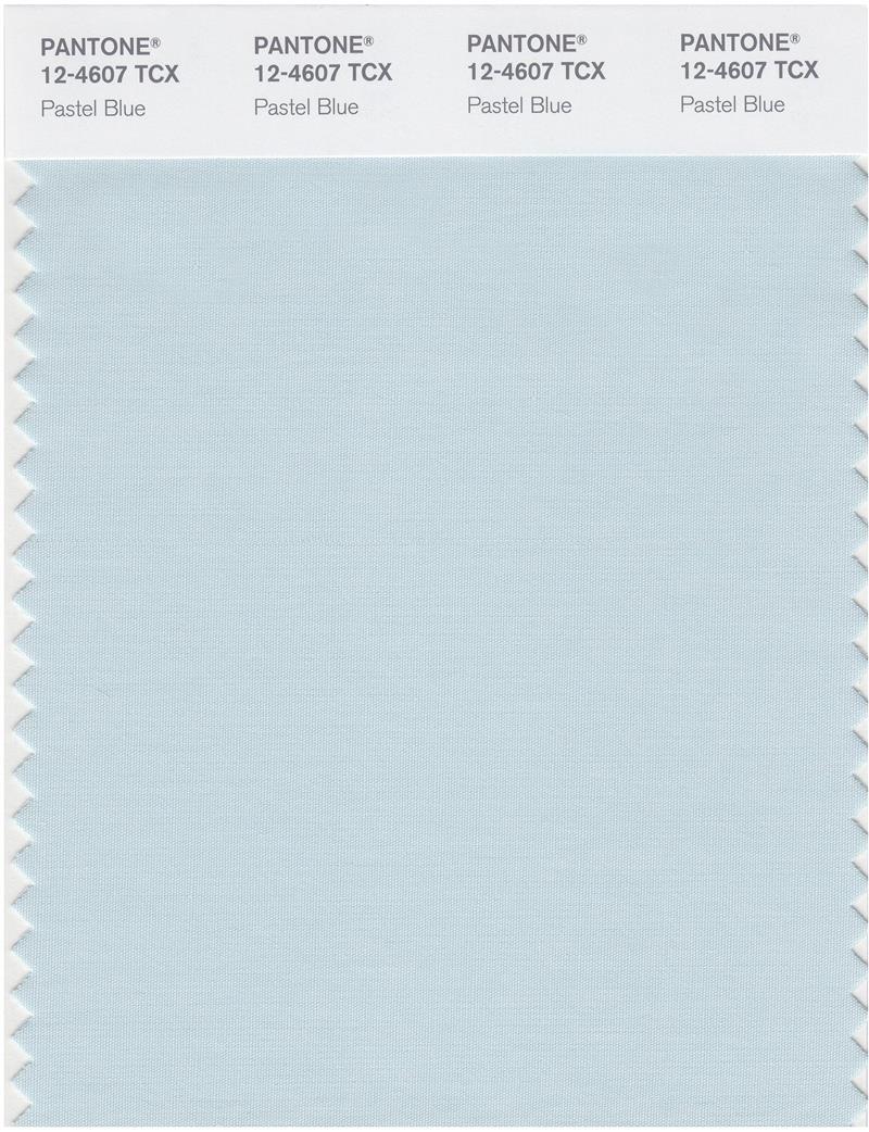 Pantone Smart 12-4607 TCX Color Swatch Card | Pastel Blue 