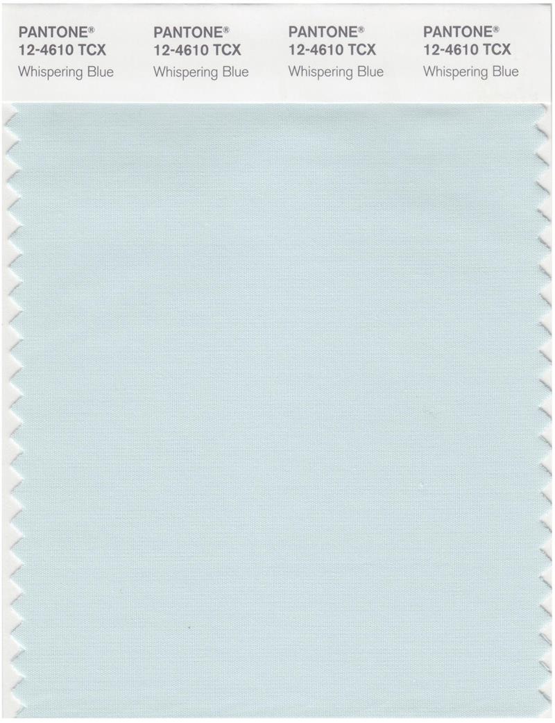 Pantone Smart 12-4610 TCX Color Swatch Card | Whispering Blue 