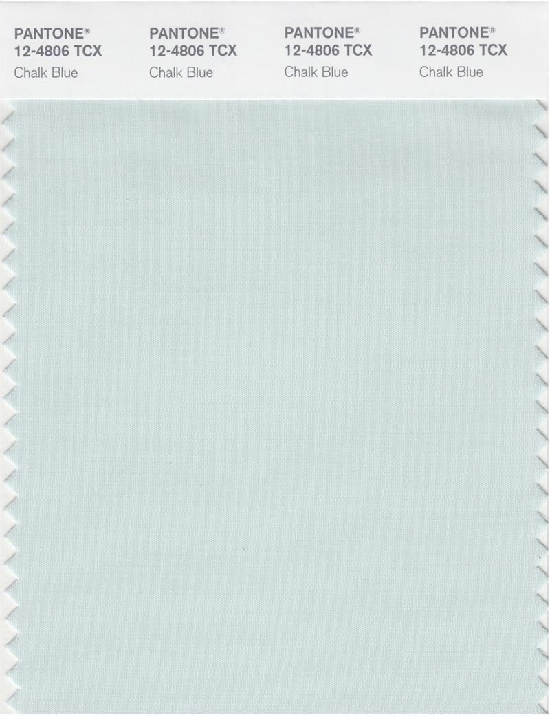 Pantone Smart 12-4812 TCX Color Swatch Card | Chalk Blue 