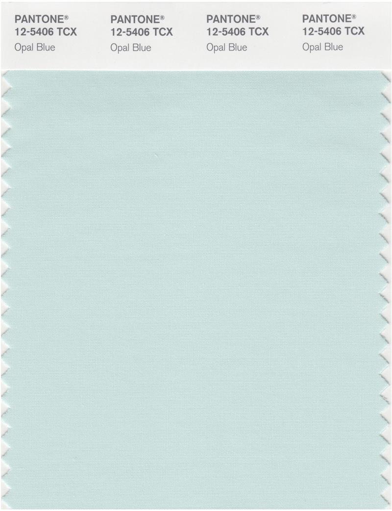 Pantone Smart 12-5406 TCX Color Swatch Card | Opal Blue 