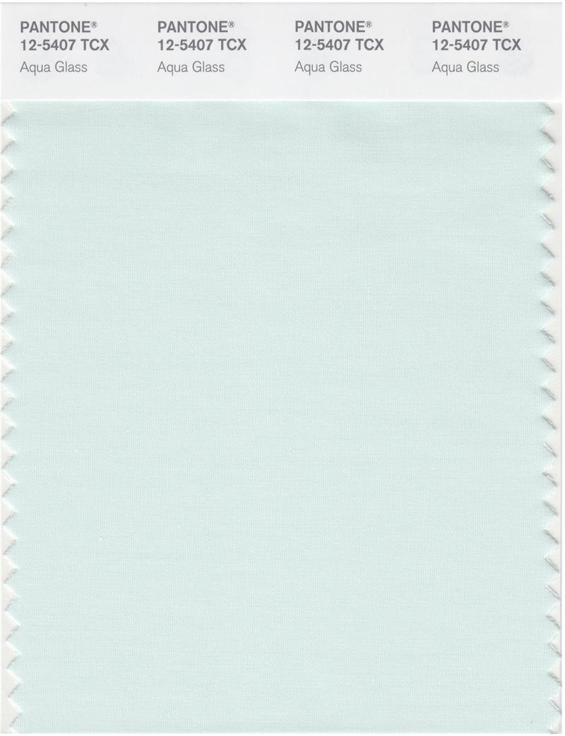 Pantone Smart 12-5407 TCX Color Swatch Card | Aqua Glass 