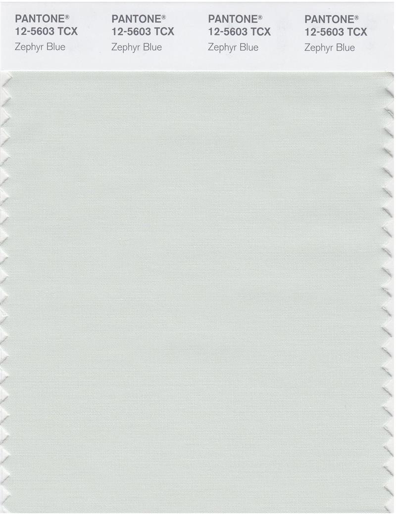 Pantone Smart 12-5603 TCX Color Swatch Card | Zephyr Blue 