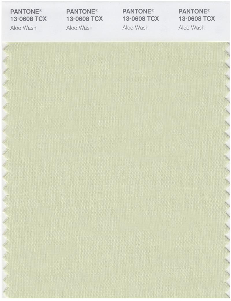 Pantone Smart 13-0608 TCX Color Swatch Card | Aloe Wash 