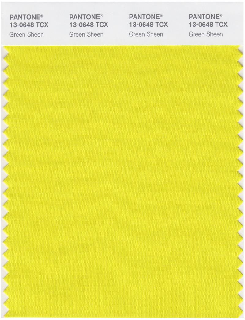 Pantone Smart 13-0648 TCX Color Swatch Card | Green Sheen 