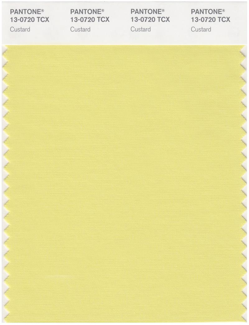 Pantone Smart 13-0720 TCX Color Swatch Card | Custard 