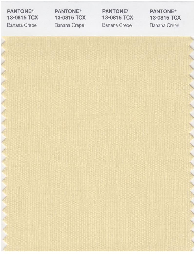 Pantone Smart 13-0815 TCX Color Swatch Card | Banana Crepe 