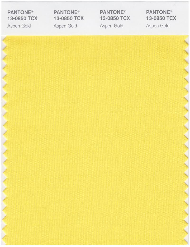 Pantone Smart 13-0850 TCX Color Swatch Card | Aspen Gold 