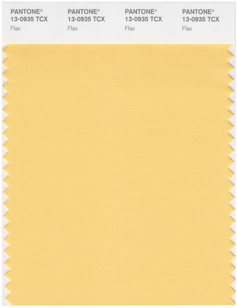 Pantone Smart 13-0935 TCX Color Swatch Card | Flax 