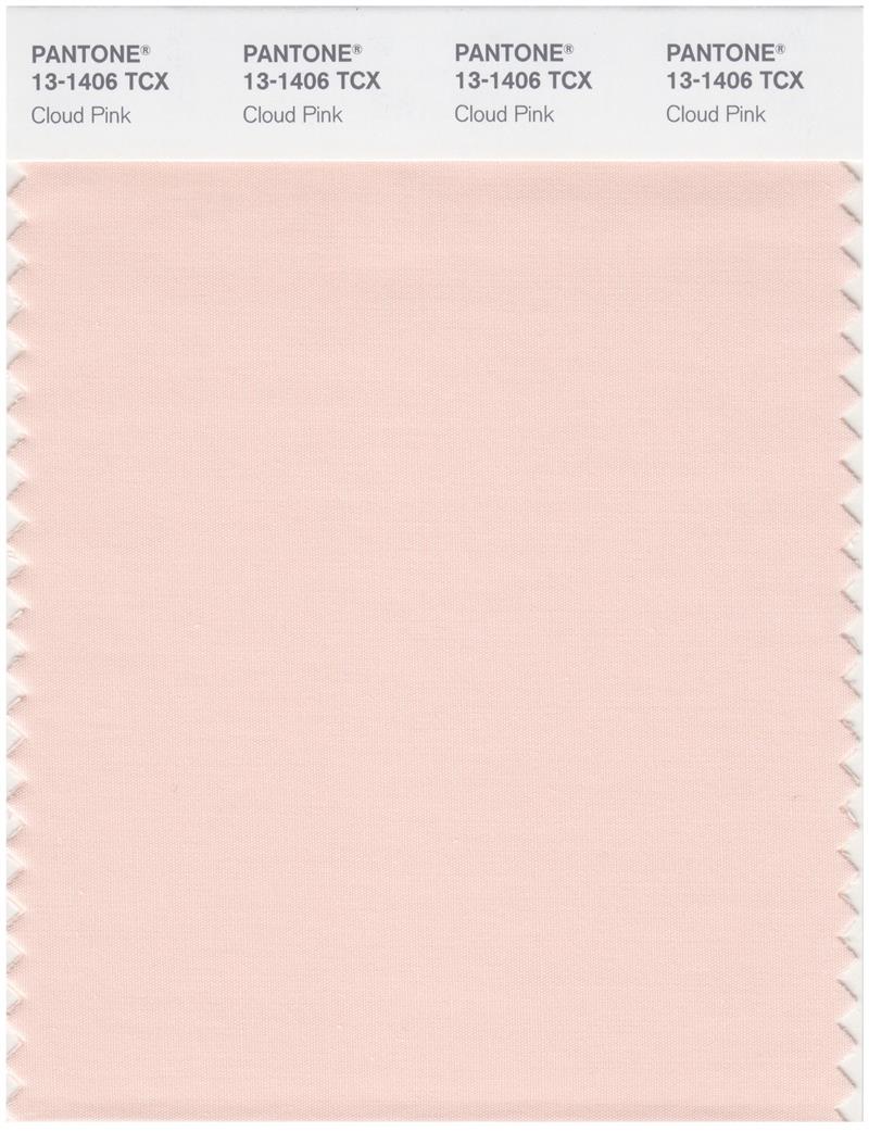 Pantone Smart 13-1406 TCX Color Swatch Card | Cloud Pink 