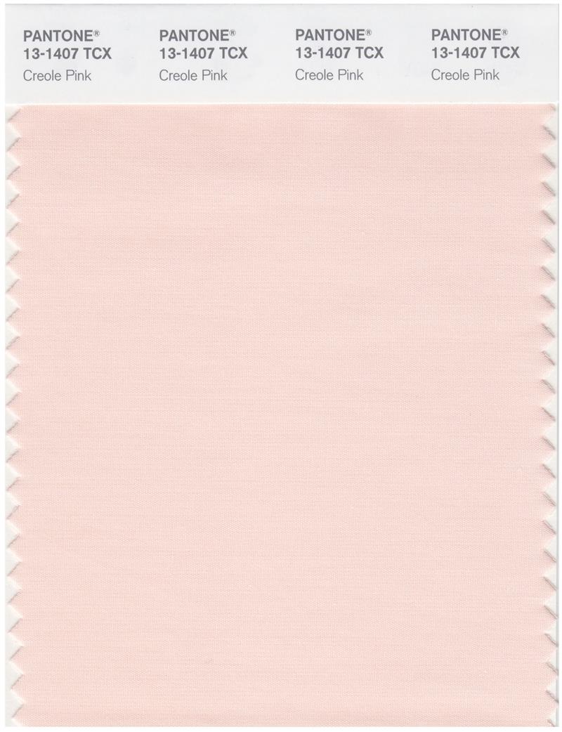 Pantone Smart 13-1407 TCX Color Swatch Card | Creole Pink 