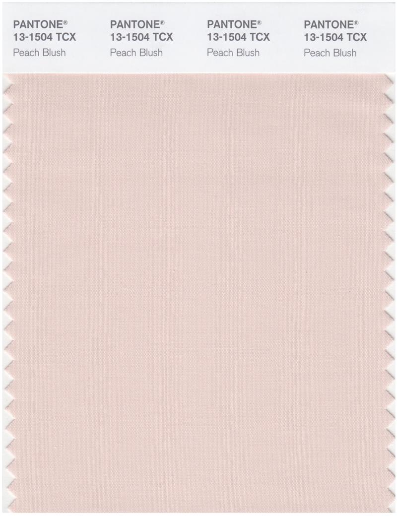 Pantone Smart 13-1504 TCX Color Swatch Card | Peach Blush 