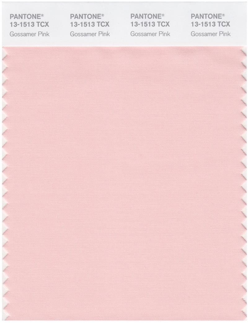 Pantone Smart 13-1513 TCX Color Swatch Card | Gossamer Pink 