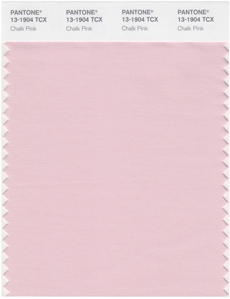 Pantone Smart 13-1904 TCX Color Swatch Card | Chalk Pink 