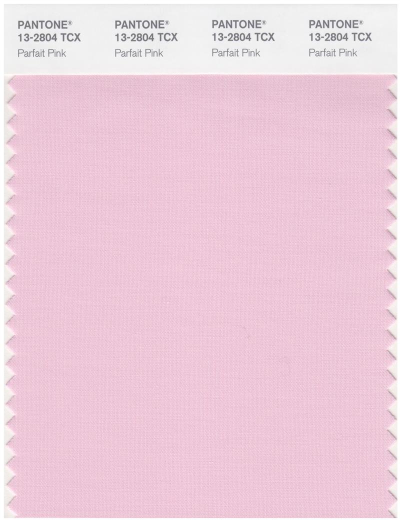 Pantone Smart 13-2804 TCX Color Swatch Card | Parfait Pink 