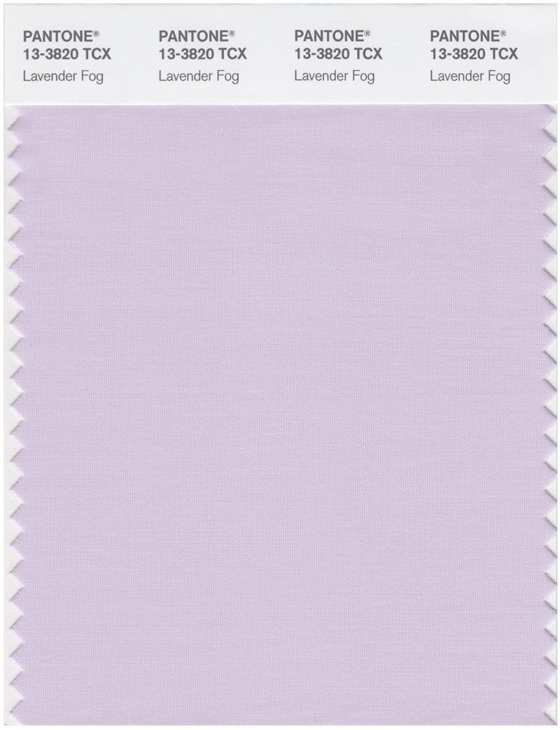 Pantone Smart 13-3820 TCX Color Swatch Card | Lavender Fog 