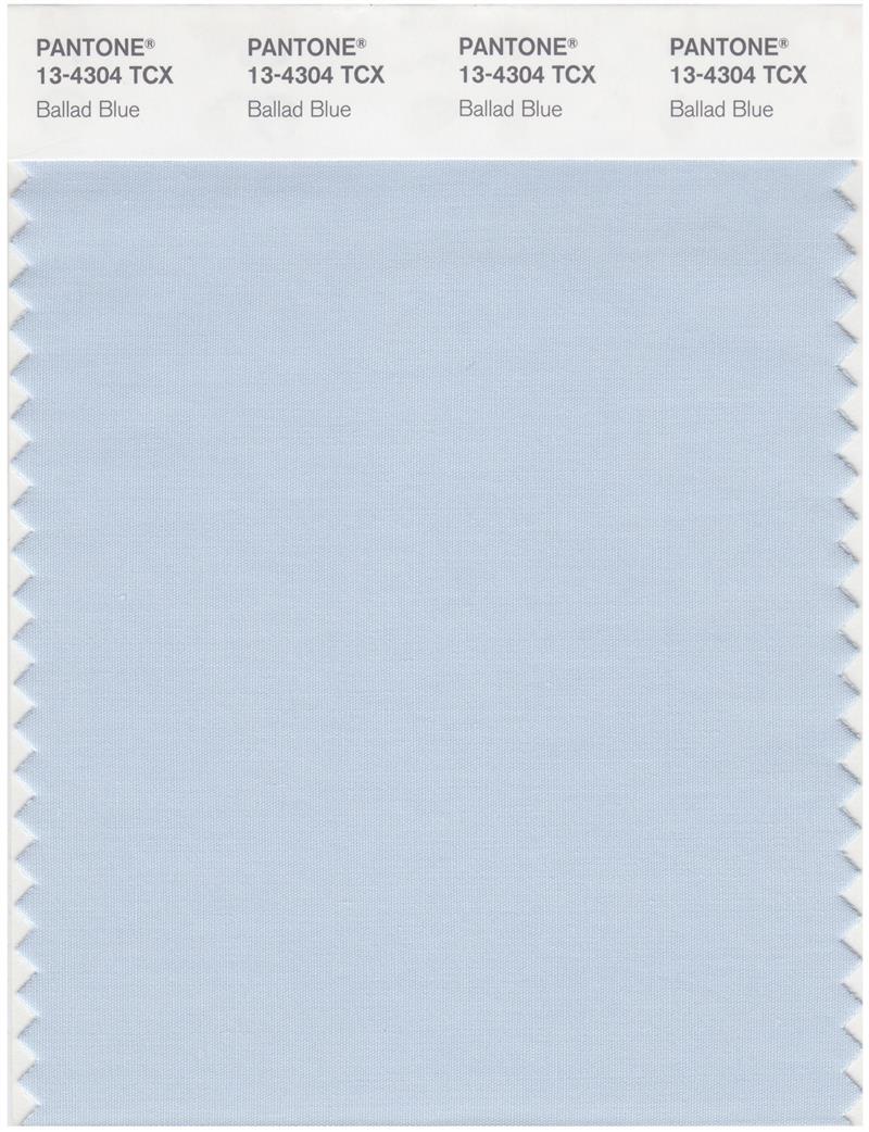 Pantone Smart 13-4304 TCX Color Swatch Card | Ballad Blue 