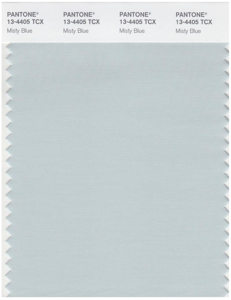 Pantone Smart 13-4405 TCX Color Swatch Card | Misty Blue 