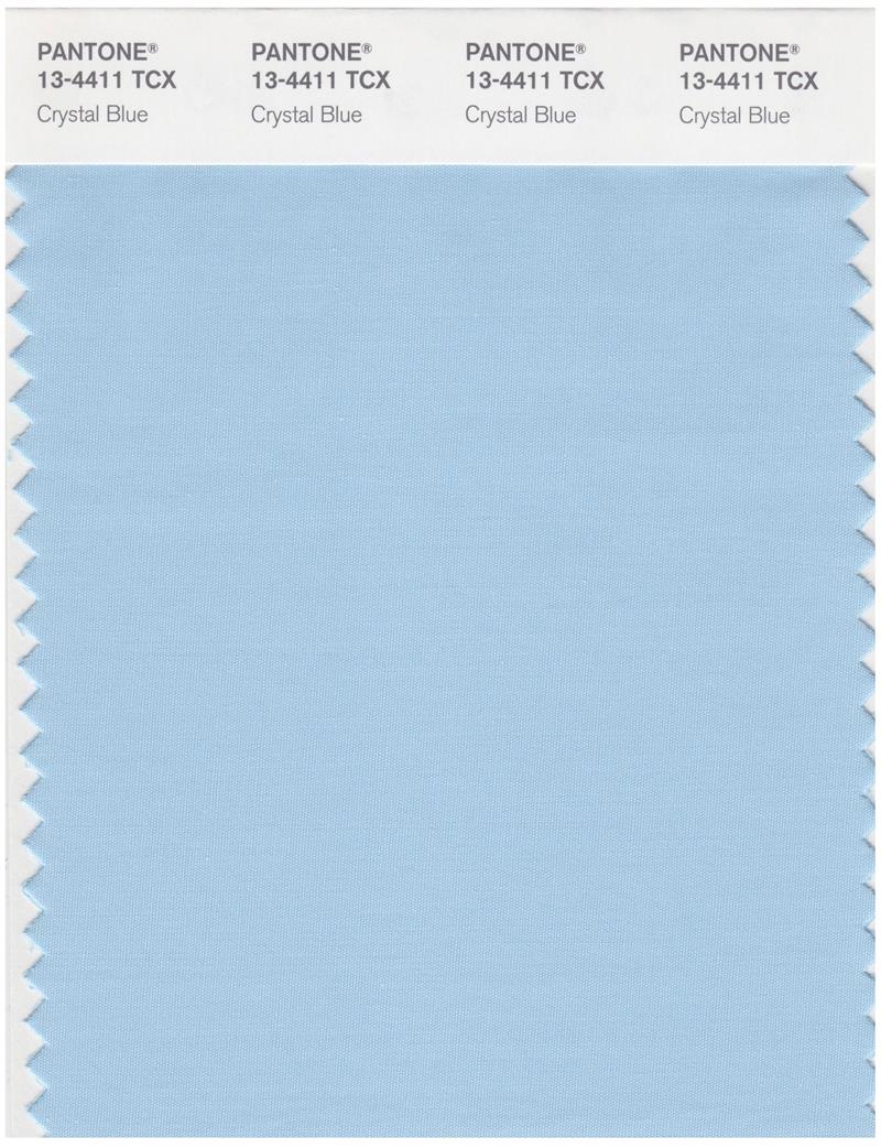 Pantone Smart 13-4411 TCX Color Swatch Card | Crystal Blue 