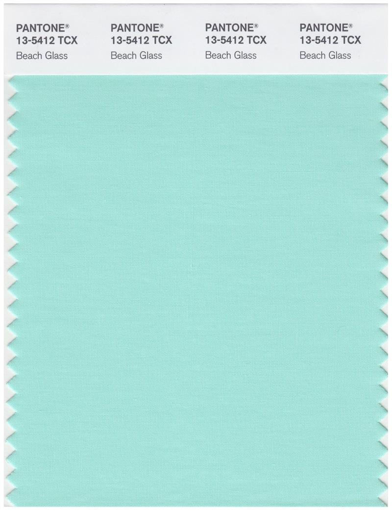 Pantone Smart 13-5412 TCX Color Swatch Card | Beach Glass 