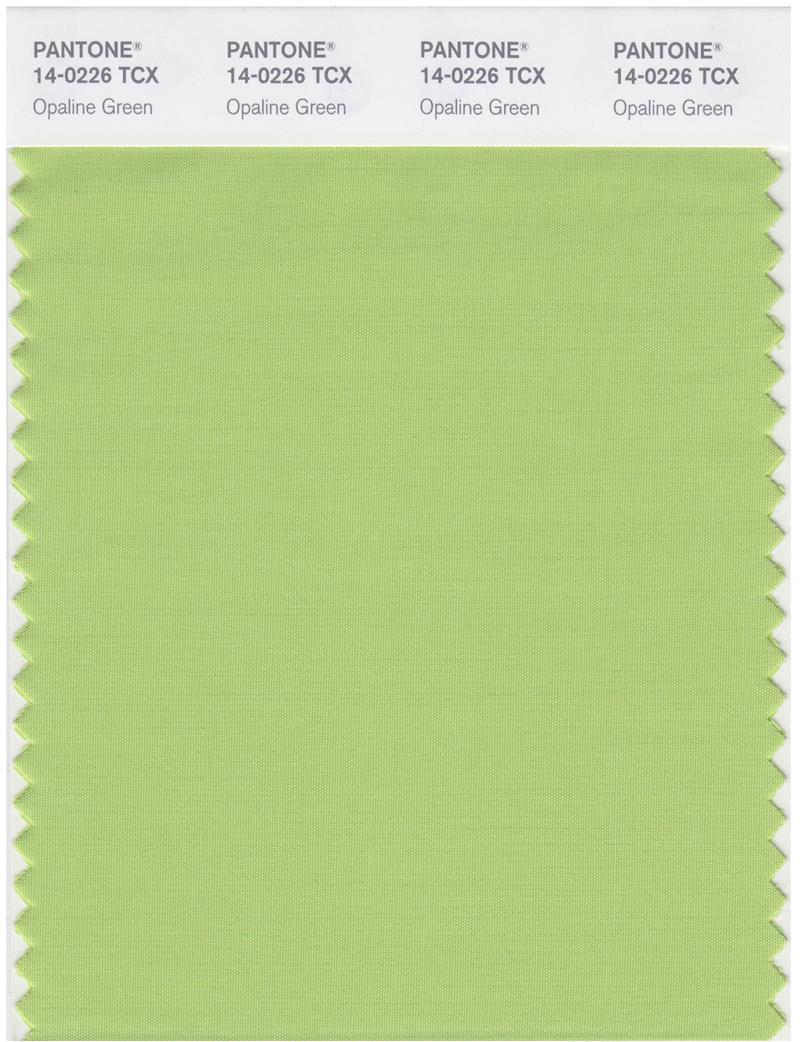 Pantone Smart 14-0226 TCX Color Swatch Card | Opaline Green 