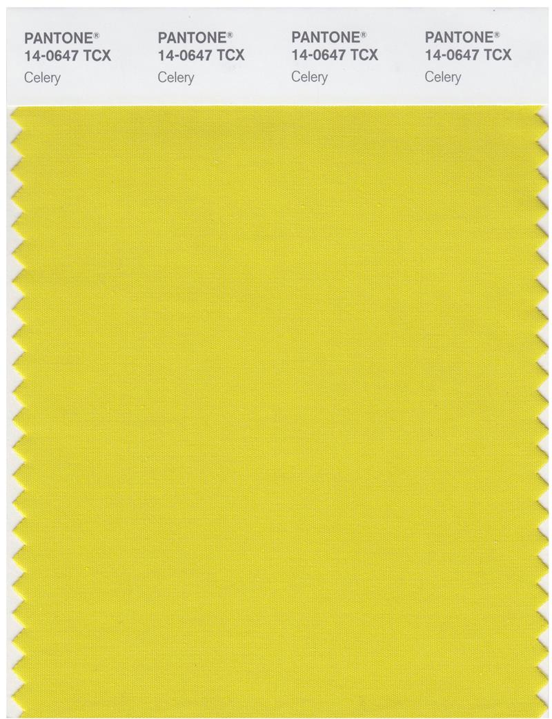 Pantone Smart 14-0647 TCX Color Swatch Card | Celery 