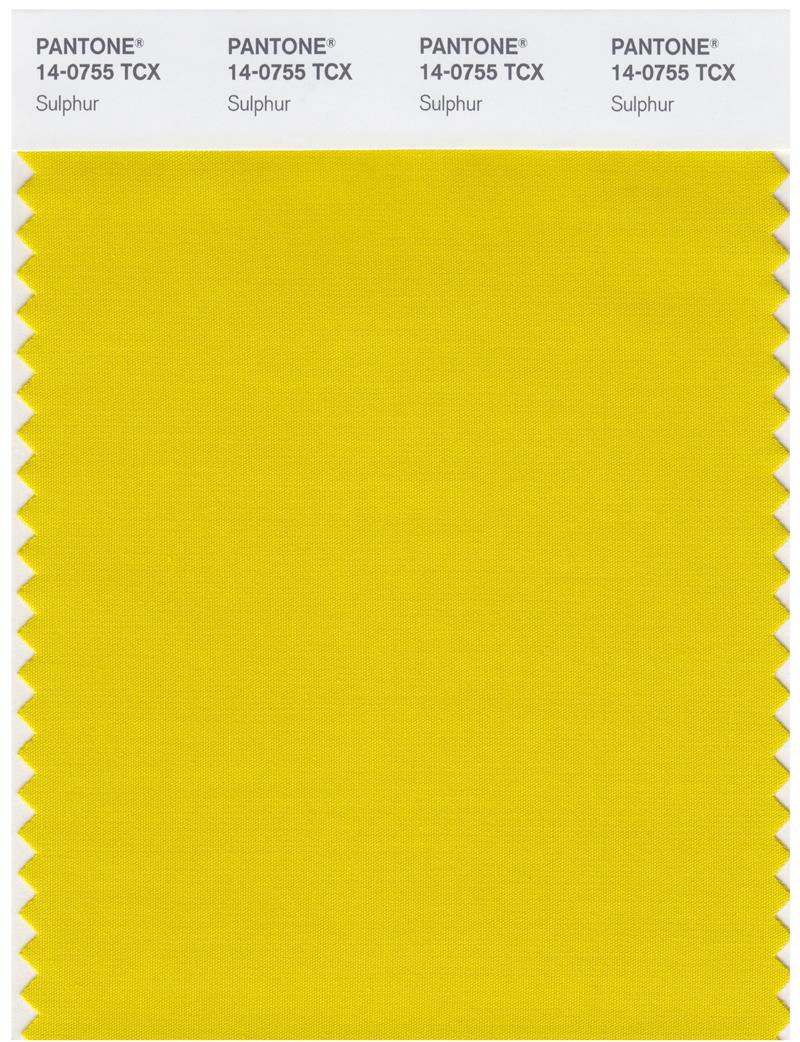 Pantone Smart 14-0755 TCX Color Swatch Card | Sulphur 