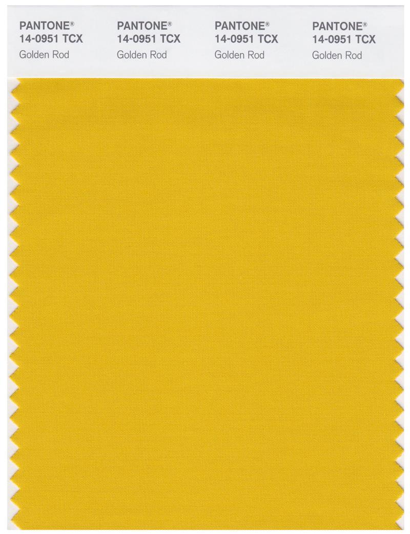 Pantone Smart 14-0951 TCX Color Swatch Card | Golden Rod 